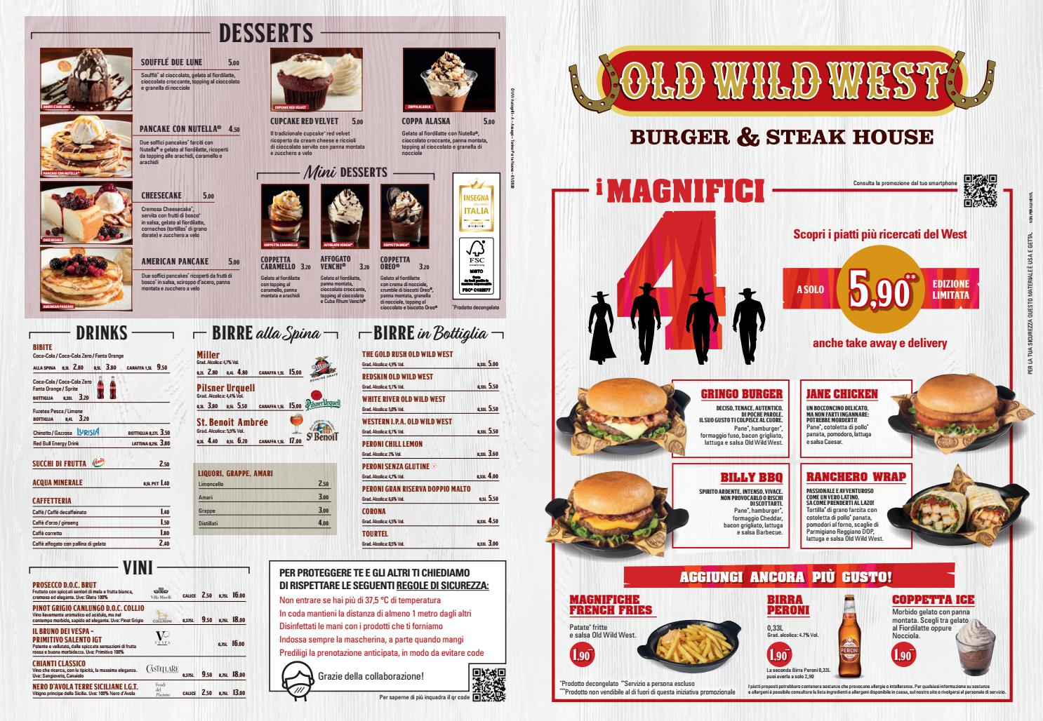Menu OWW Autogrill by cigierre Issuu