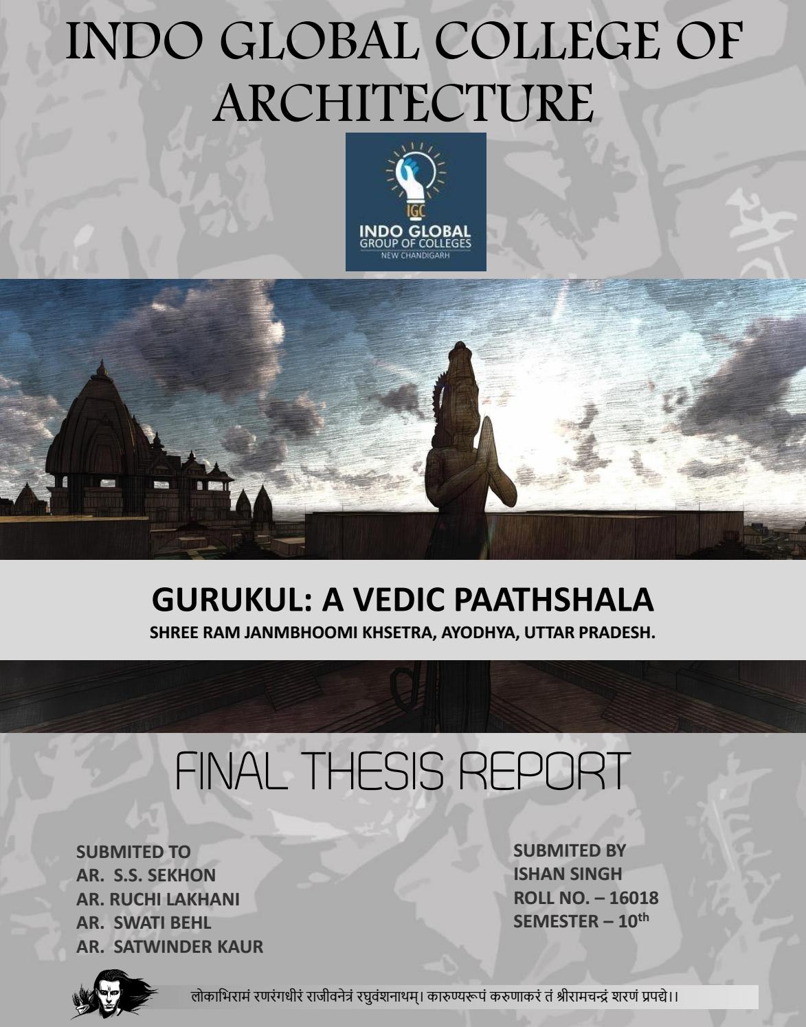 GURU VASHISTHA VEDIC GURUKULAM by Ishan Singh Issuu