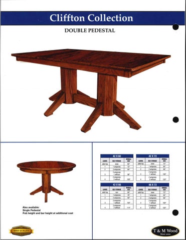 E & G Amish Furniture 家具目录 · T&M 实木 2021 QUICKSHIP - E&G Amish 家具 . 第 13 页