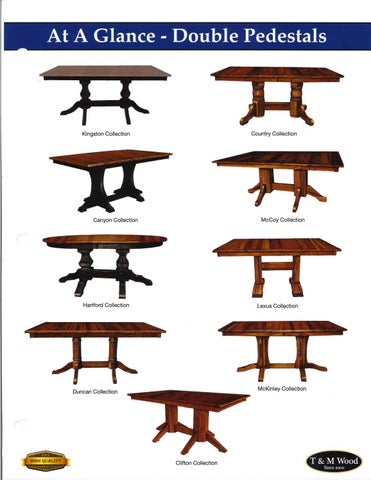 E & G Amish Furniture 家具目录 · T&M 实木 2021 QUICKSHIP - E&G Amish 家具 . 第 4 页