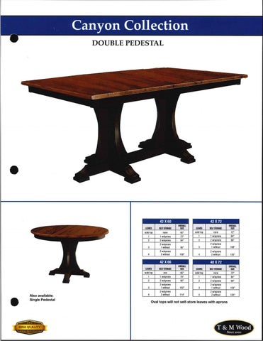 E & G Amish Furniture 家具目录 · T&M 实木 2021 QUICKSHIP - E&G Amish 家具 . 第 8 页