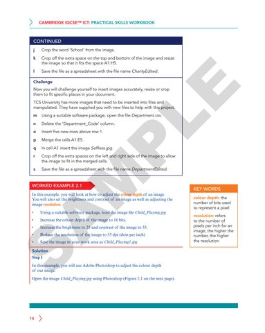 Cambridge IGCSE ICT Practical Skills Workbook Sample by Cambridge ...