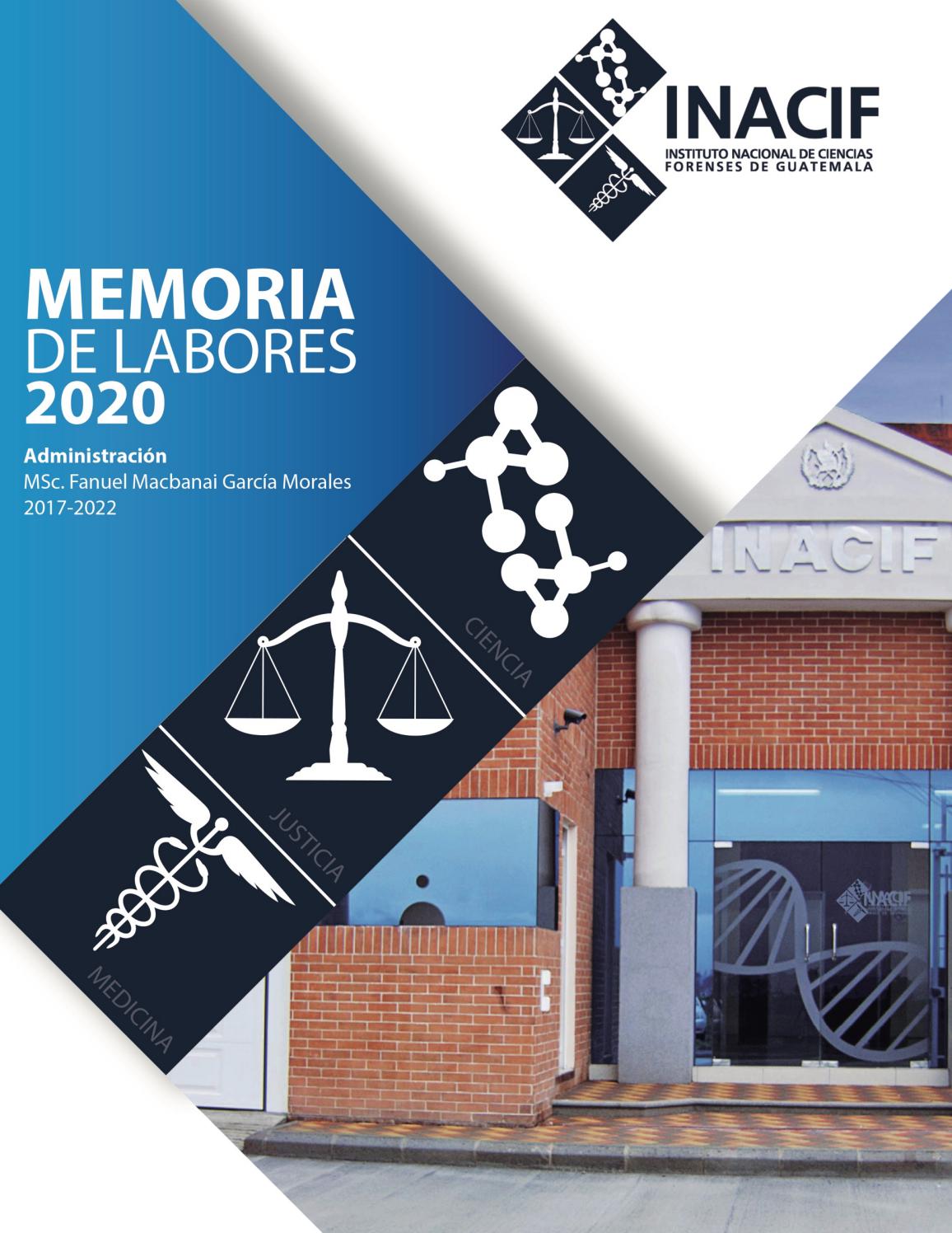 Memoria de Labores año 2020 by Instituto Nacional de Ciencias Forenses ...
