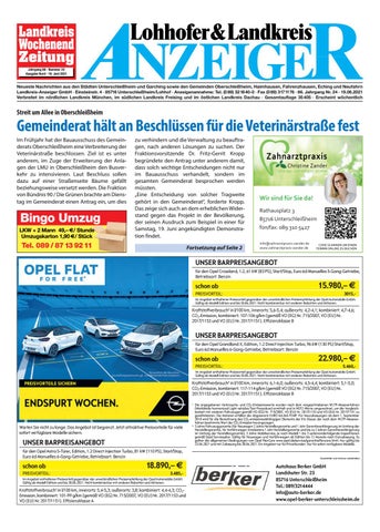 Cover of "Lohhofer & Landkreis Anzeiger 24/21"