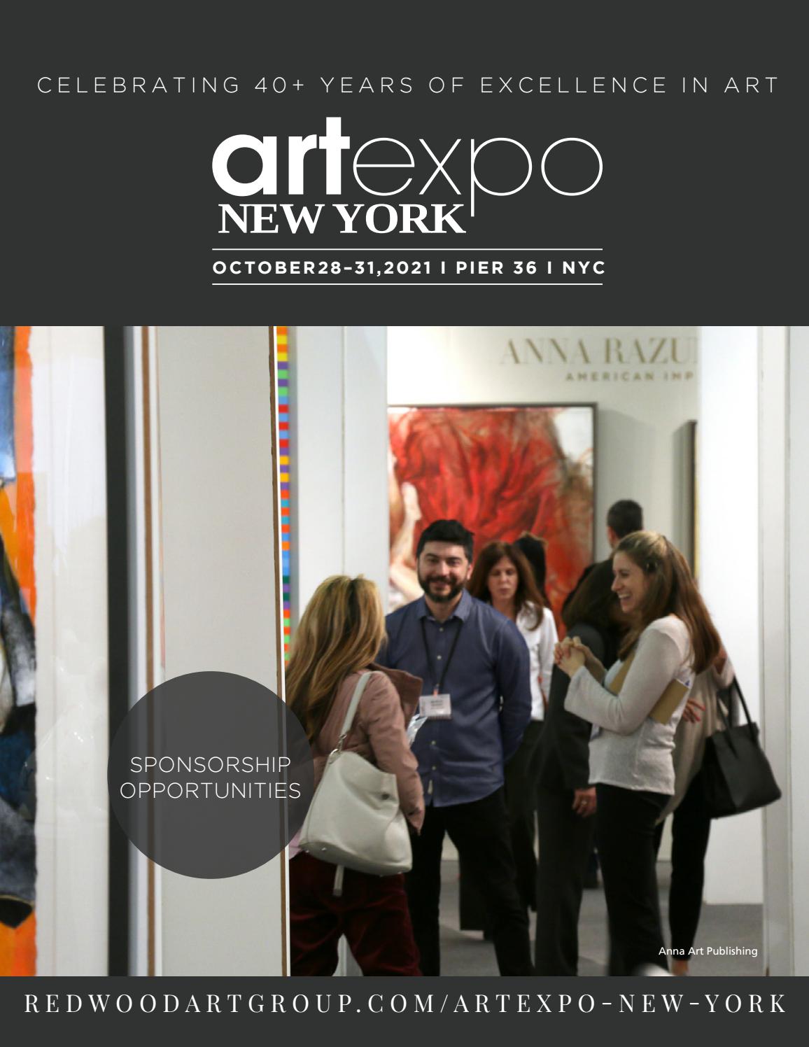 Affiche Originale CLAVE ART EXPO New York - 65x50 Cm - Très Bon état