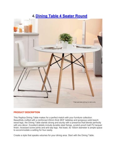 Buy Small and Large 餐桌 and Chairs Set From EasyMart 第 8 页
