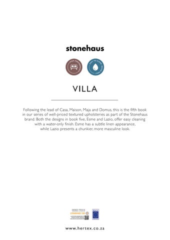 HertexHAUS Hertex Stonehaus Villa Upholstery 灯饰产品集 第 2 页