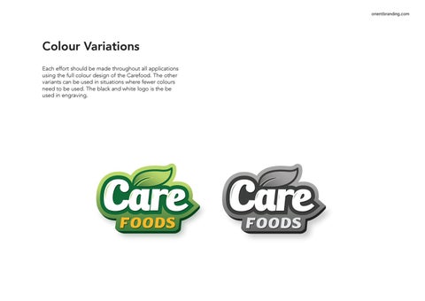 CareFood Brand 指南 第 6 页