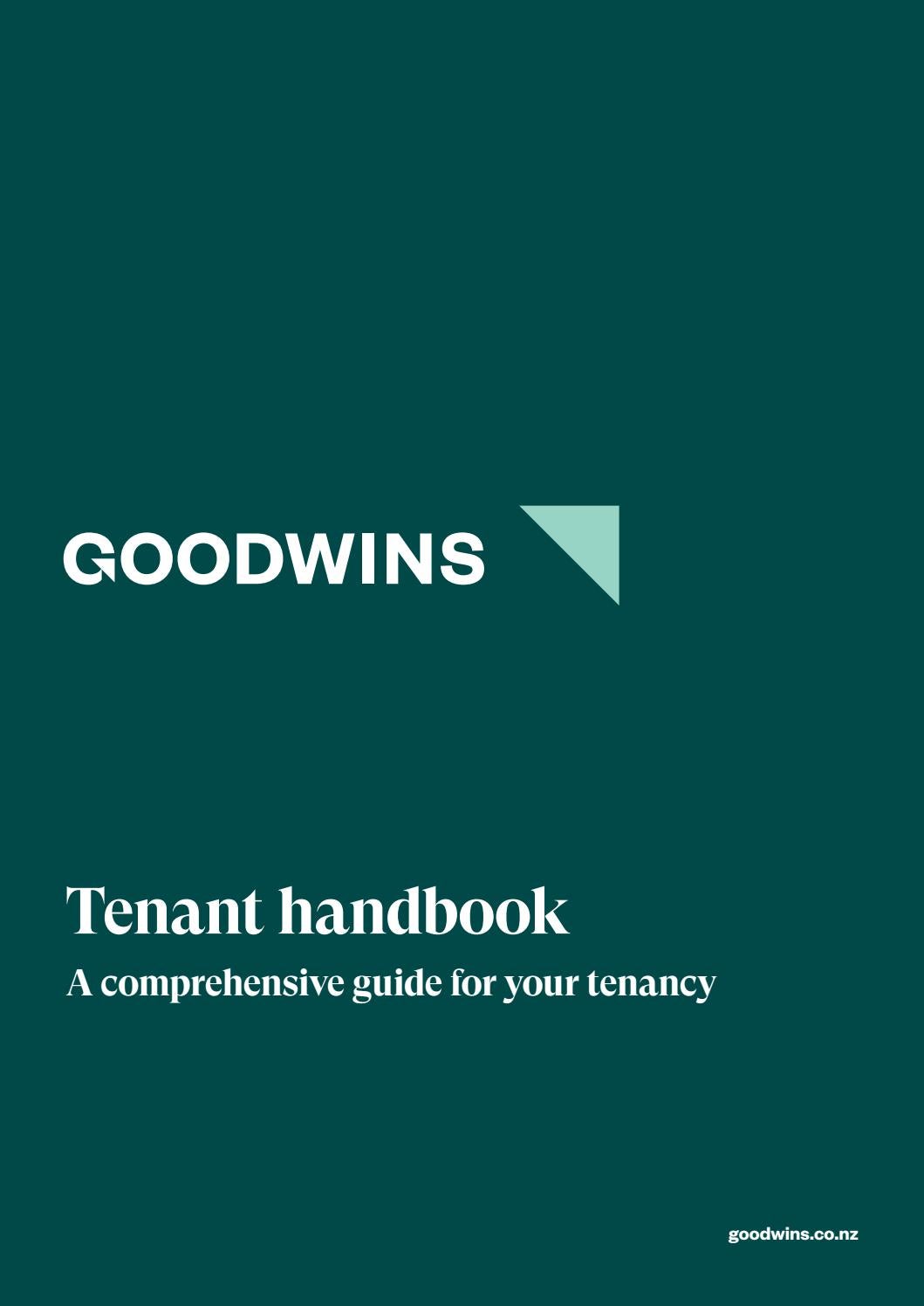 Tenants Handbook by goodwinsnz Issuu