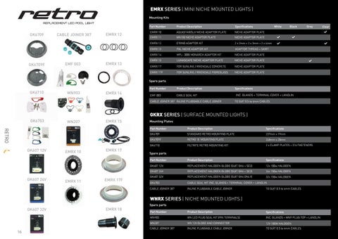 Spa Electrics 2021 Product 灯饰目录 第 16 页