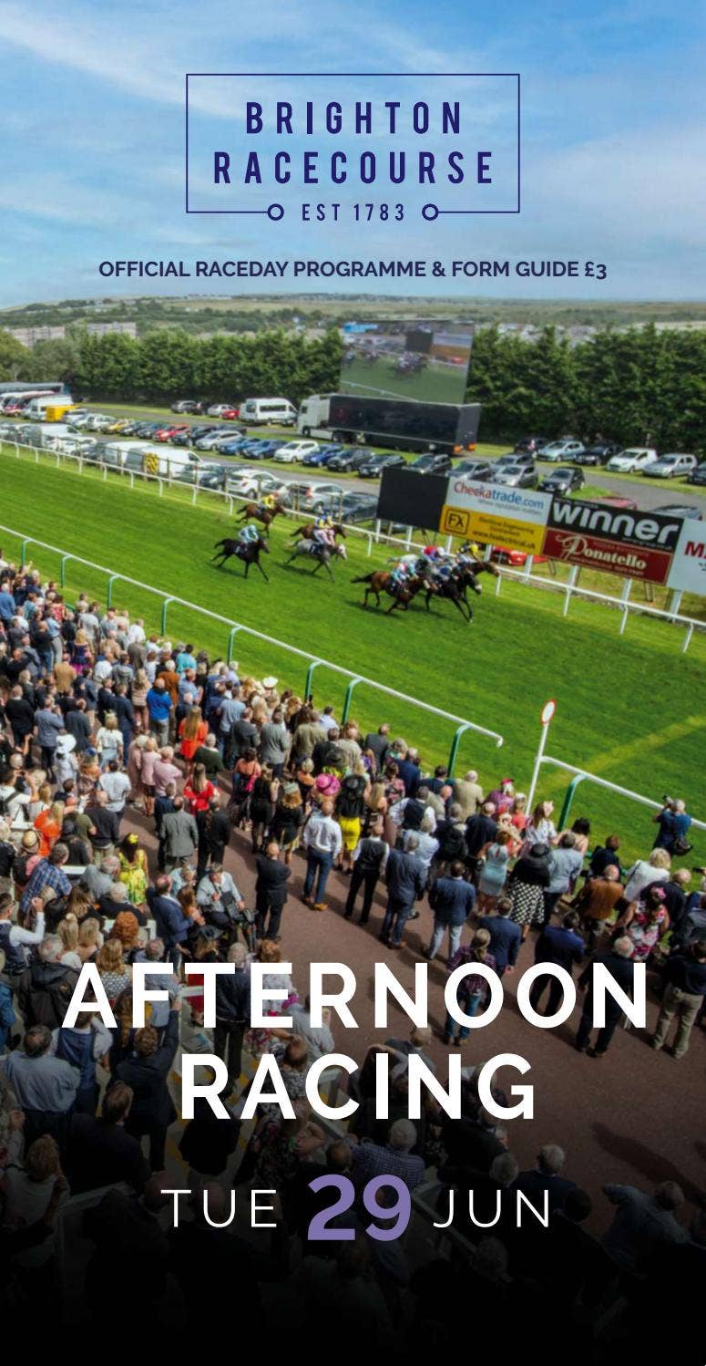 Brighton Racecard - Tuesday 29th June by Arena Racing Company - Issuu