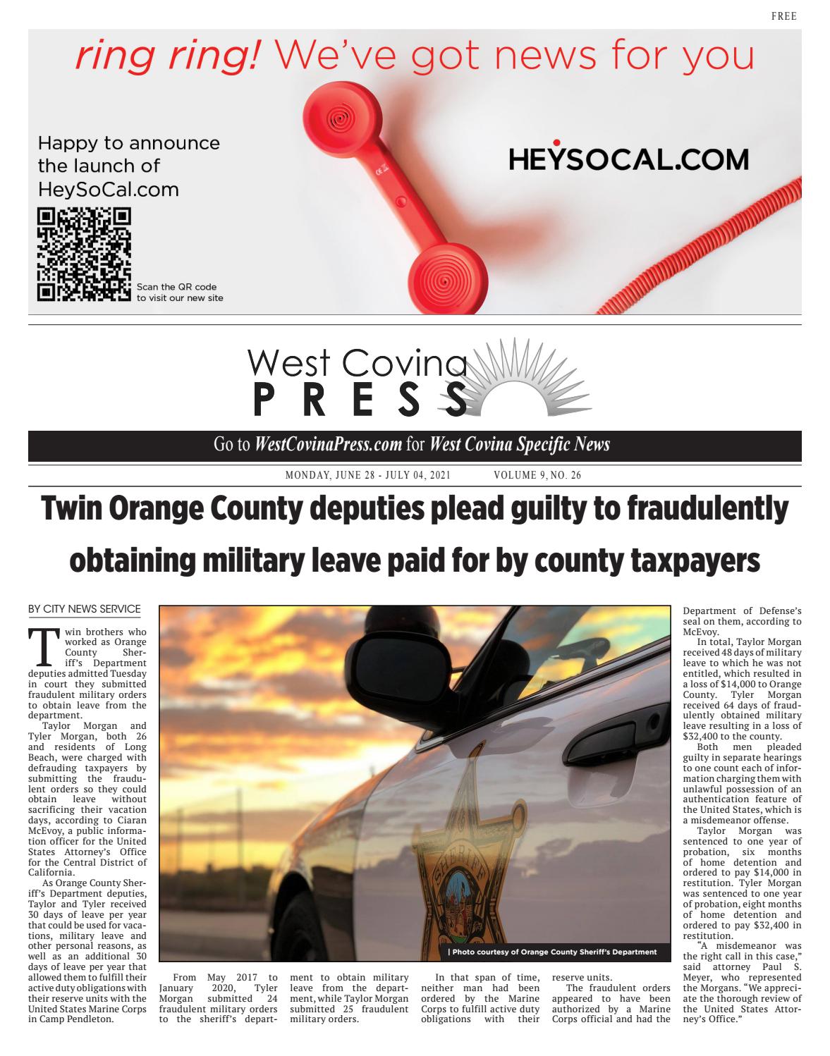 West Covina Press 6 28 2021 By Beacon Media News Issuu
