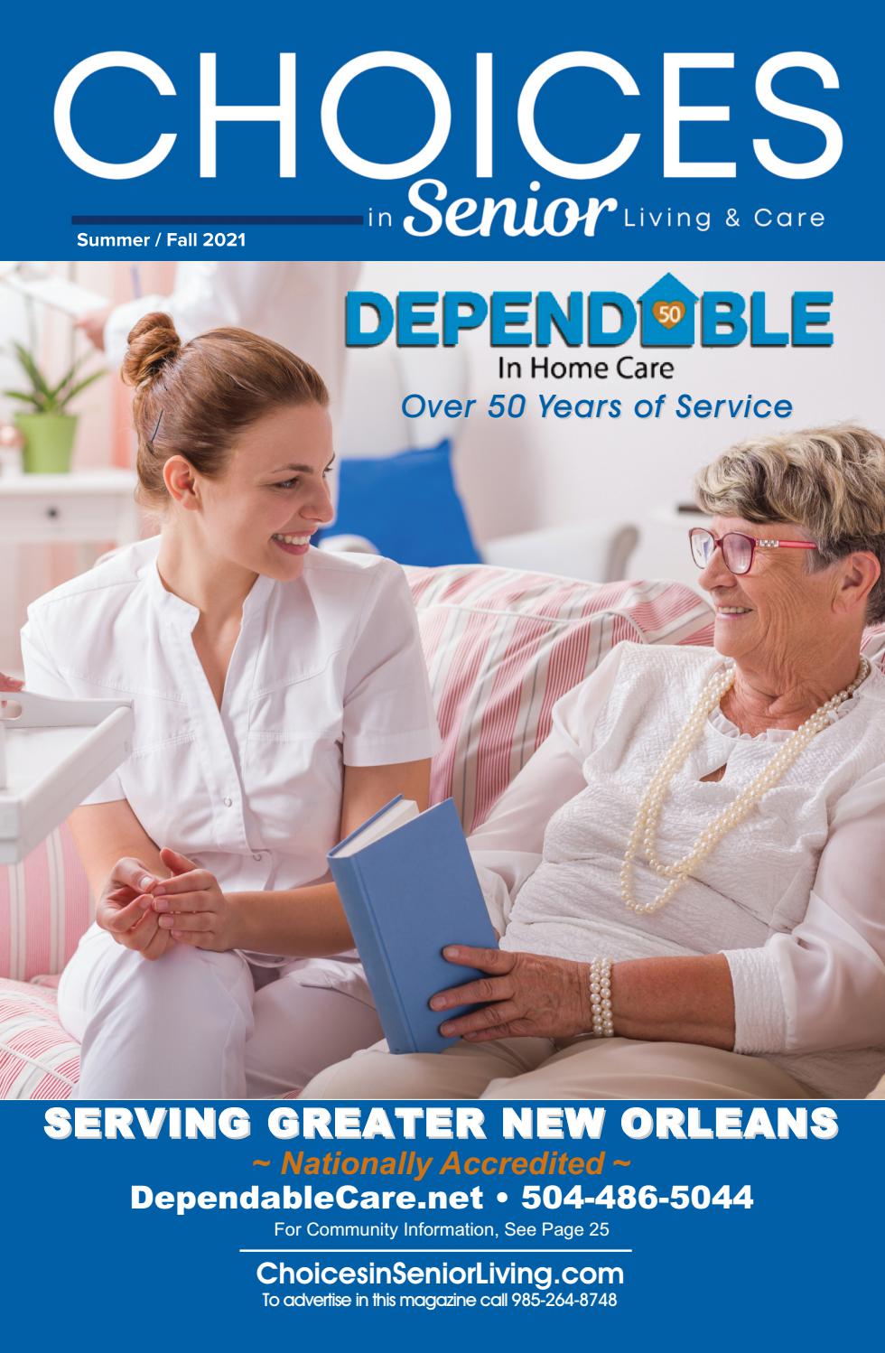 CHOICES in Senior Living & Care Greater New Orleans Summer/Fall