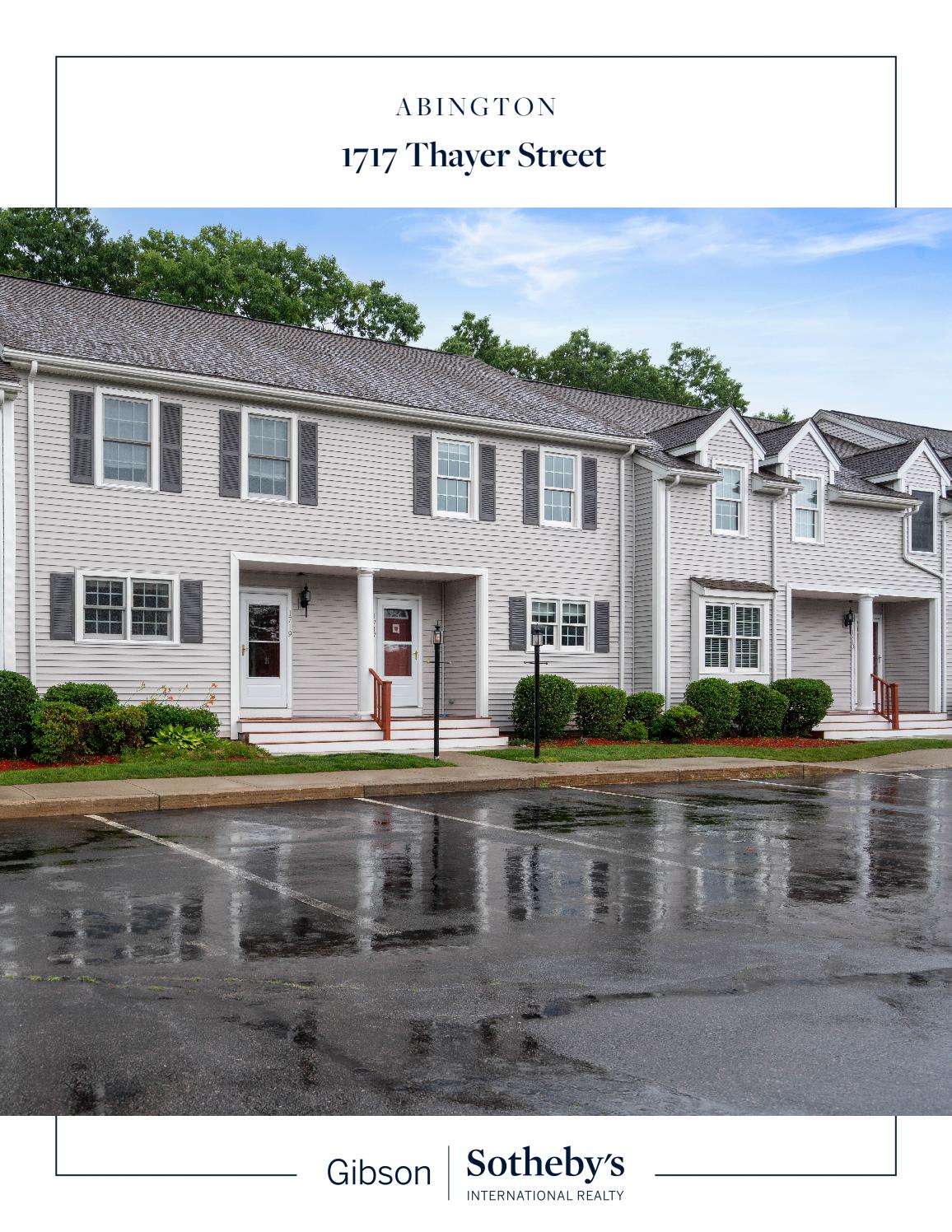 1717 Thayer Street Abington by Gibson Sotheby's International Realty