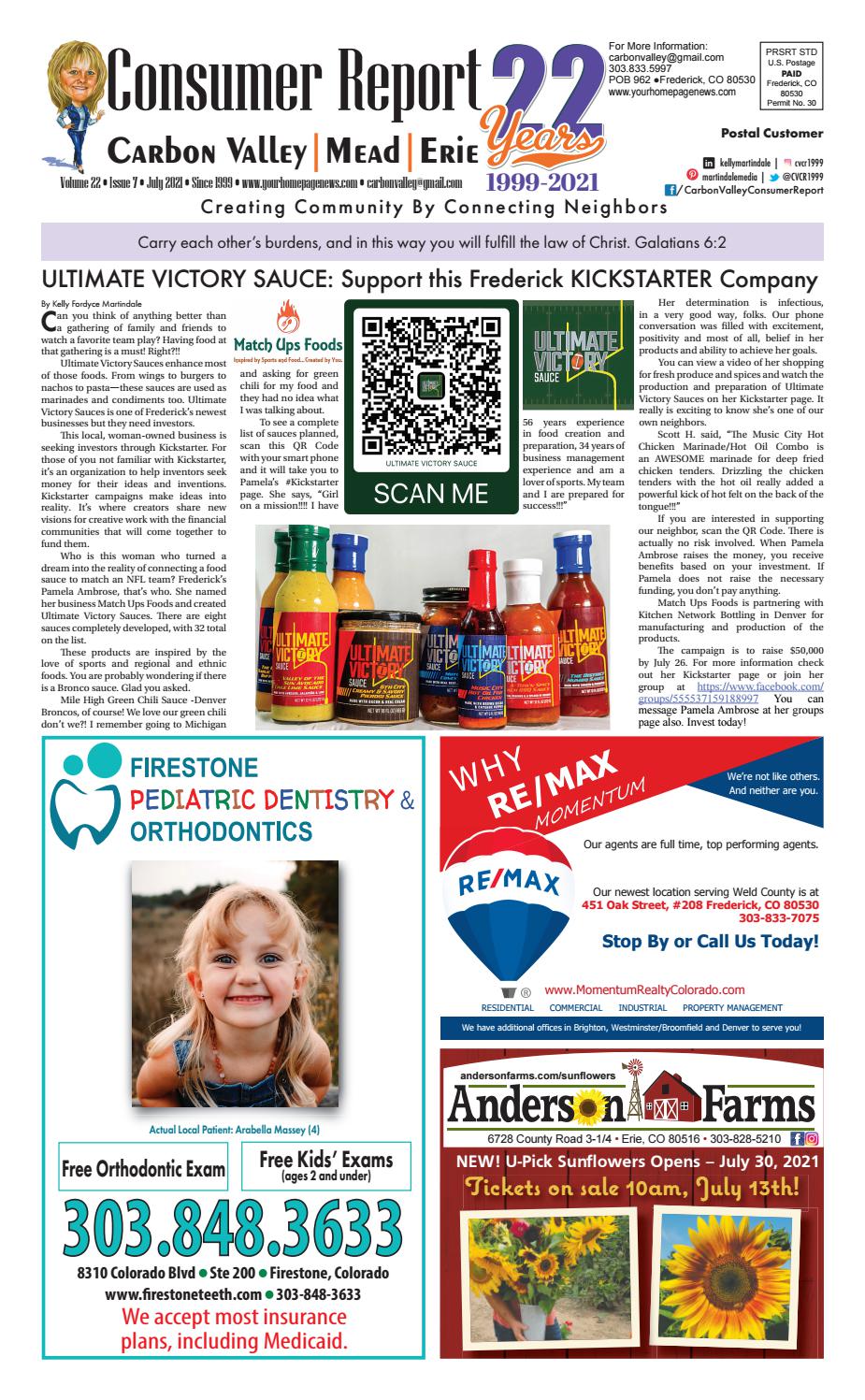 CVCRJuly21 by Consumer Report for Carbon Valley, Mead and Erie Issuu