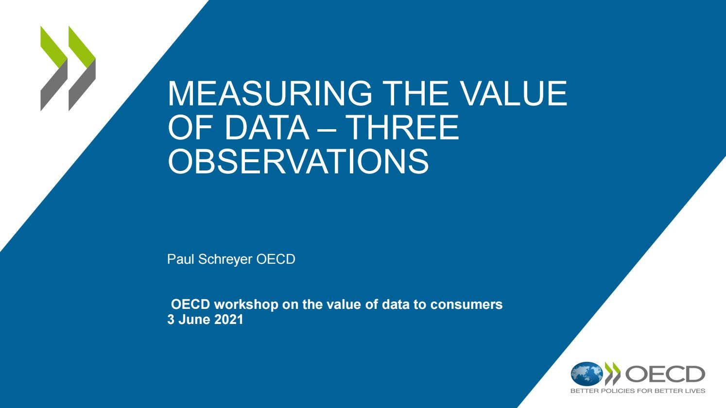 Observation Data Value Example Measuring the value of data - Three observations by OECD - Issuu