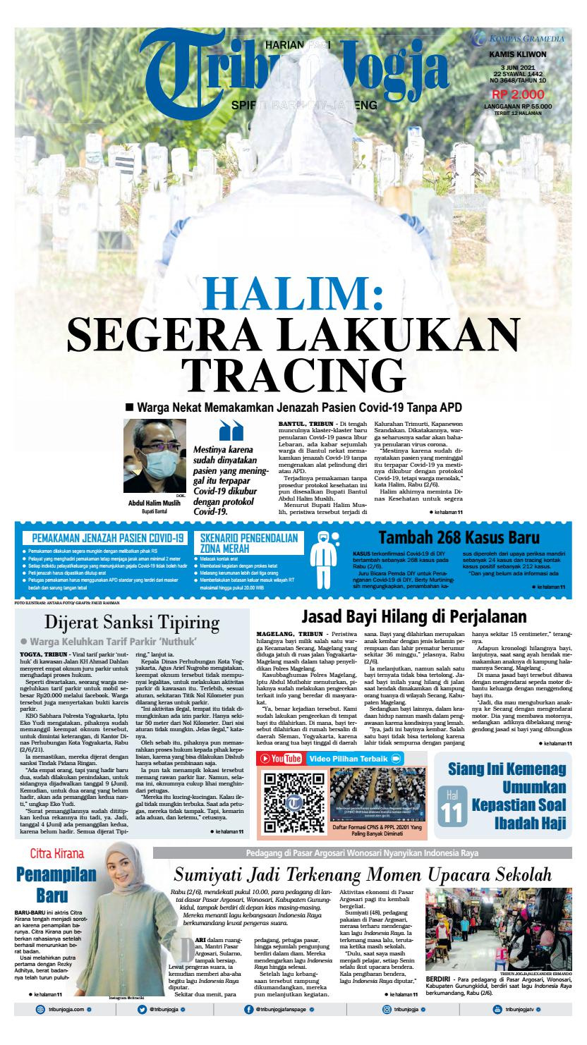 Tribun Jogja 03 06 2021 By Tribun Jogja Issuu