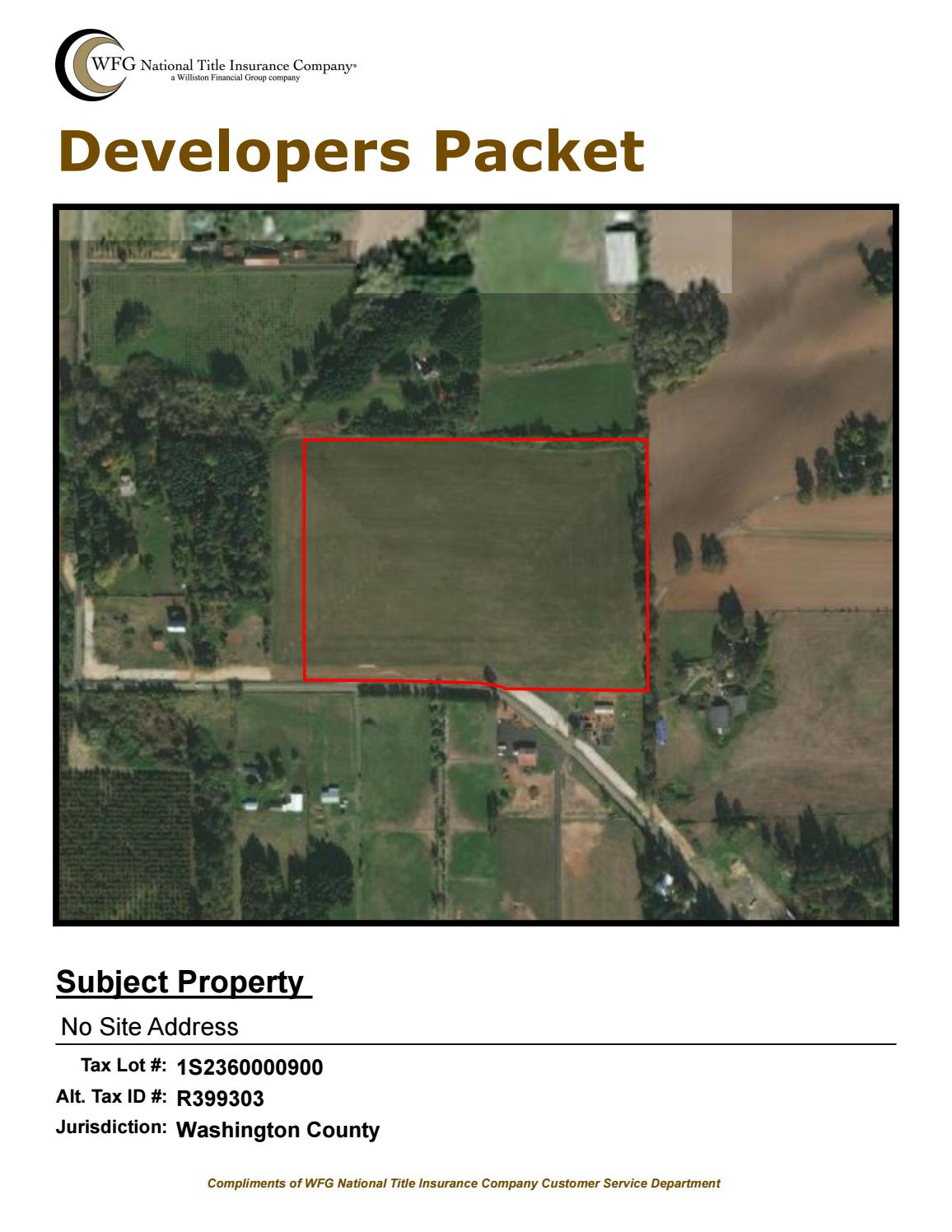 Developer Packet- R399303 by mwidman-wfgnationaltitle - Issuu