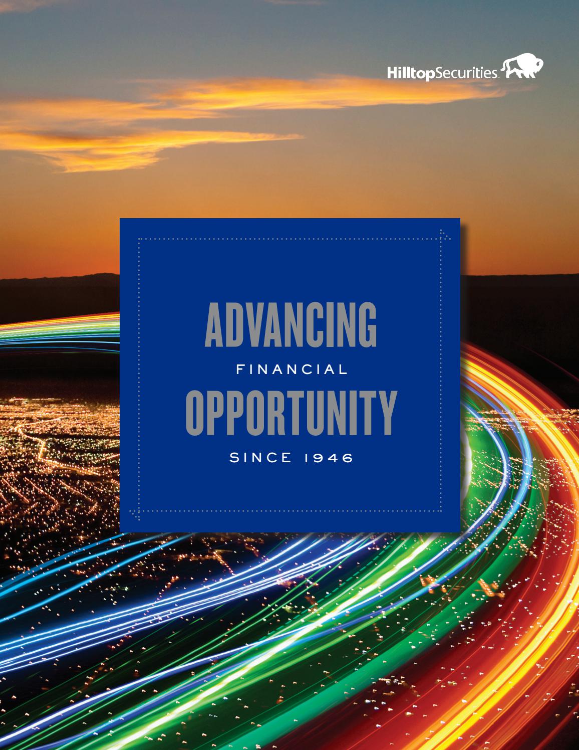 HilltopSecurities Overview Brochure by Hilltop Holdings Issuu