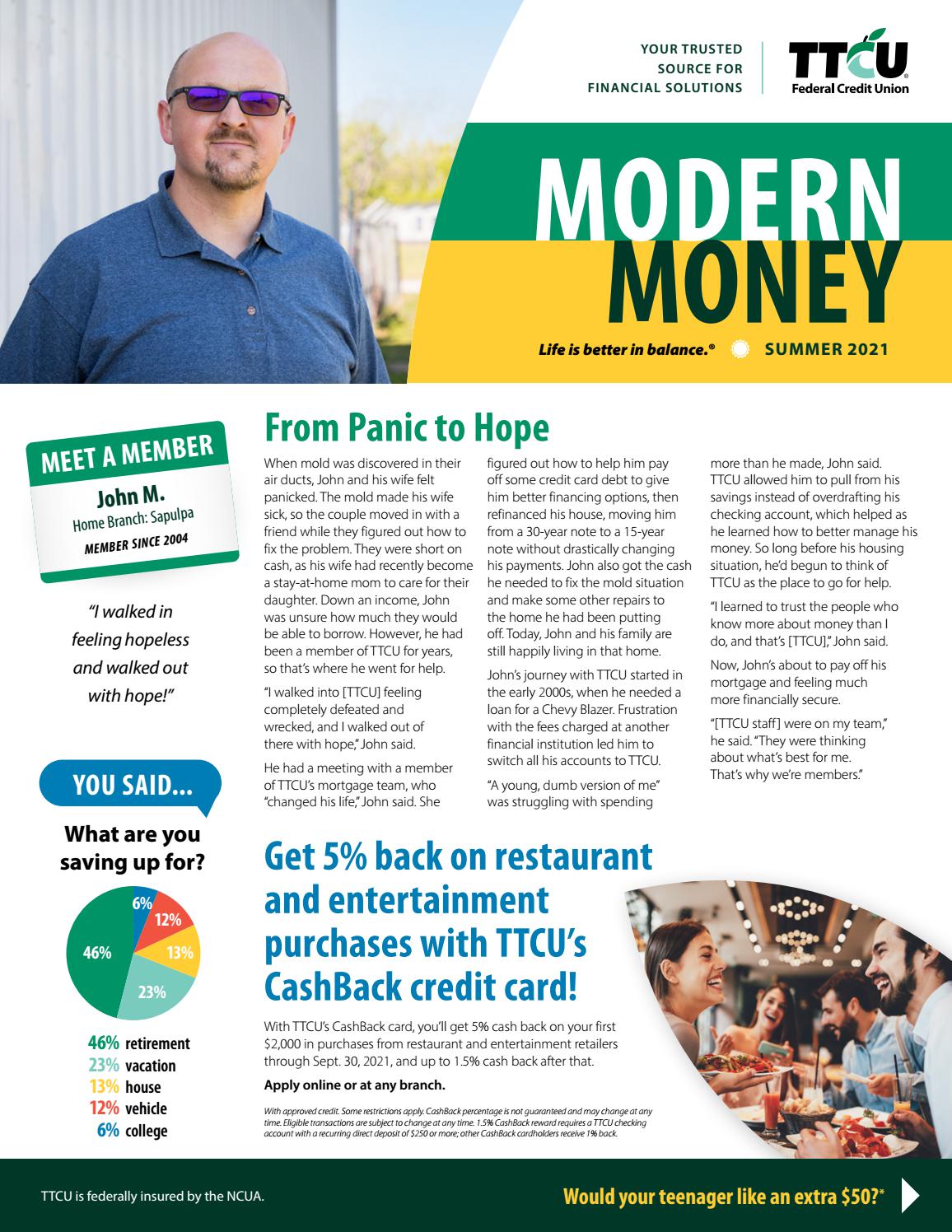 ttcu modern money summer 2021 by ttcucreditunion issuu ttcu modern money summer