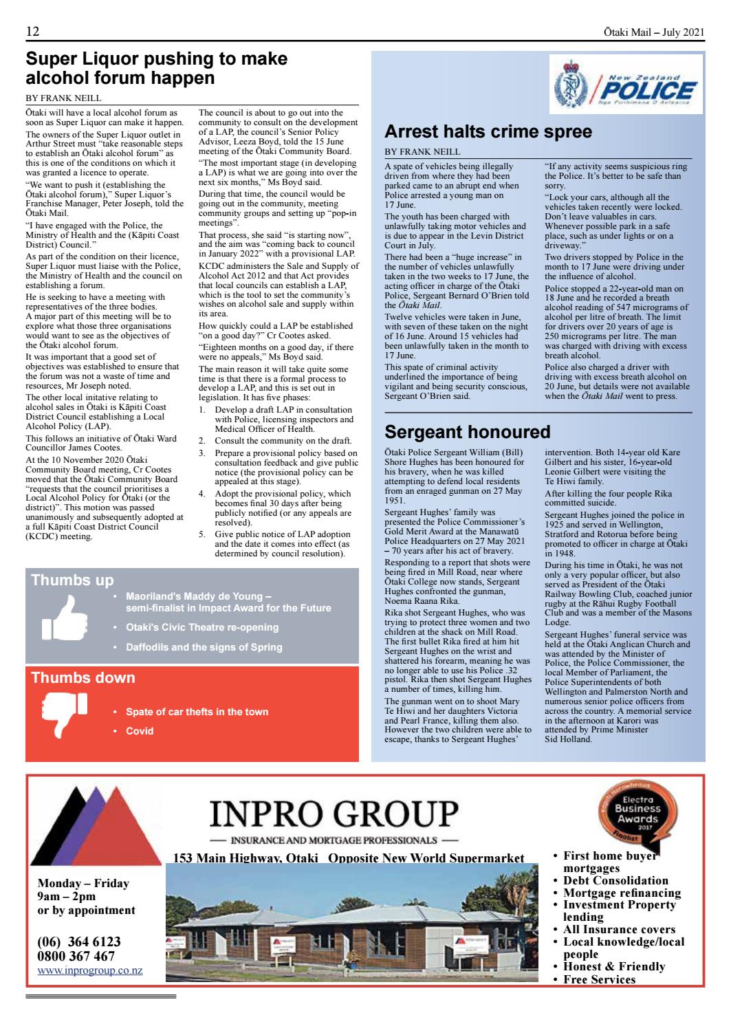 Otaki Mail July 2021 by Otaki Mail Issuu