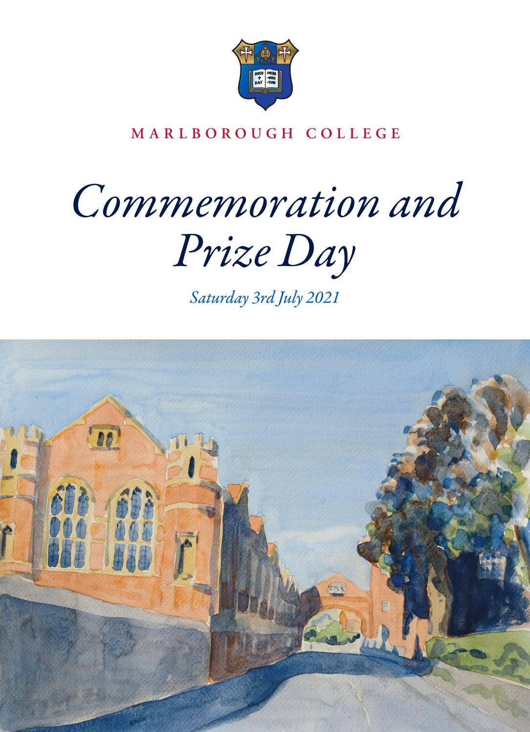 Commemoration and Prize Day 2021 by Marlborough College - Issuu