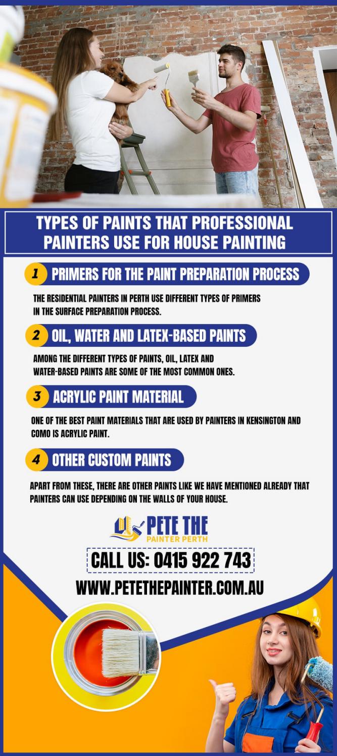 TYPES OF PAINTS THAT PROFESSIONAL PAINTERS USE FOR HOUSE PAINTING by