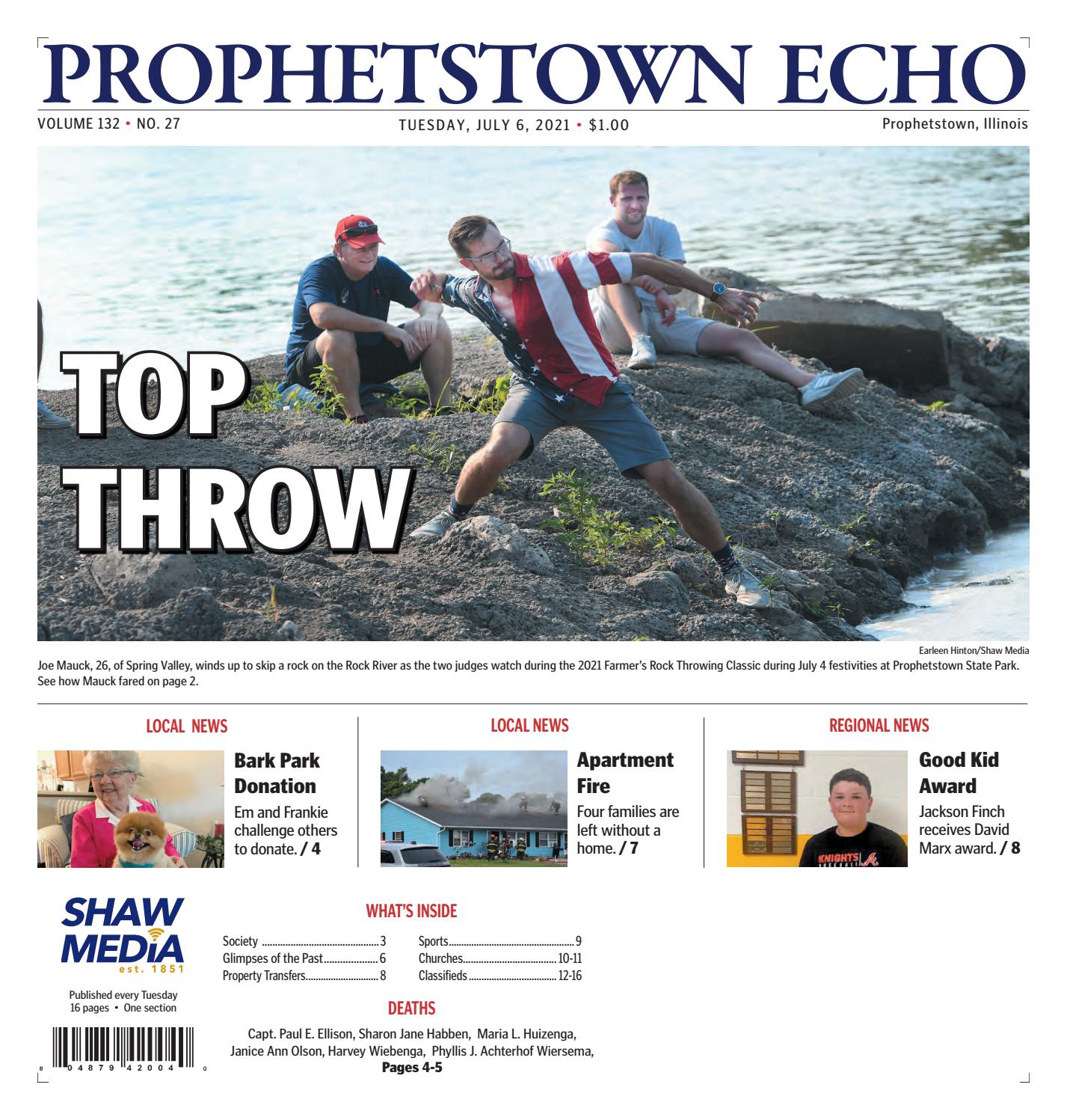 ProphetstownEcho7062021 by Shaw Media Issuu