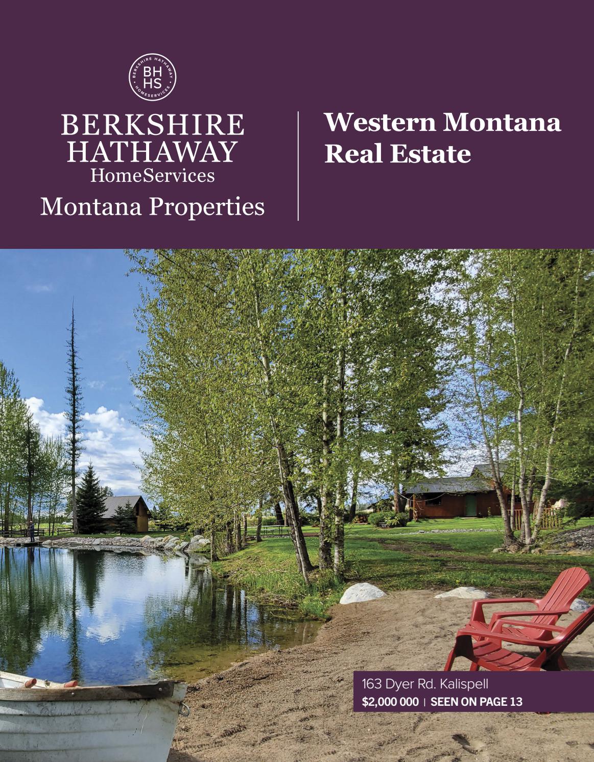 2021 Summer Western Montana Real Estate by Berkshire Hathaway