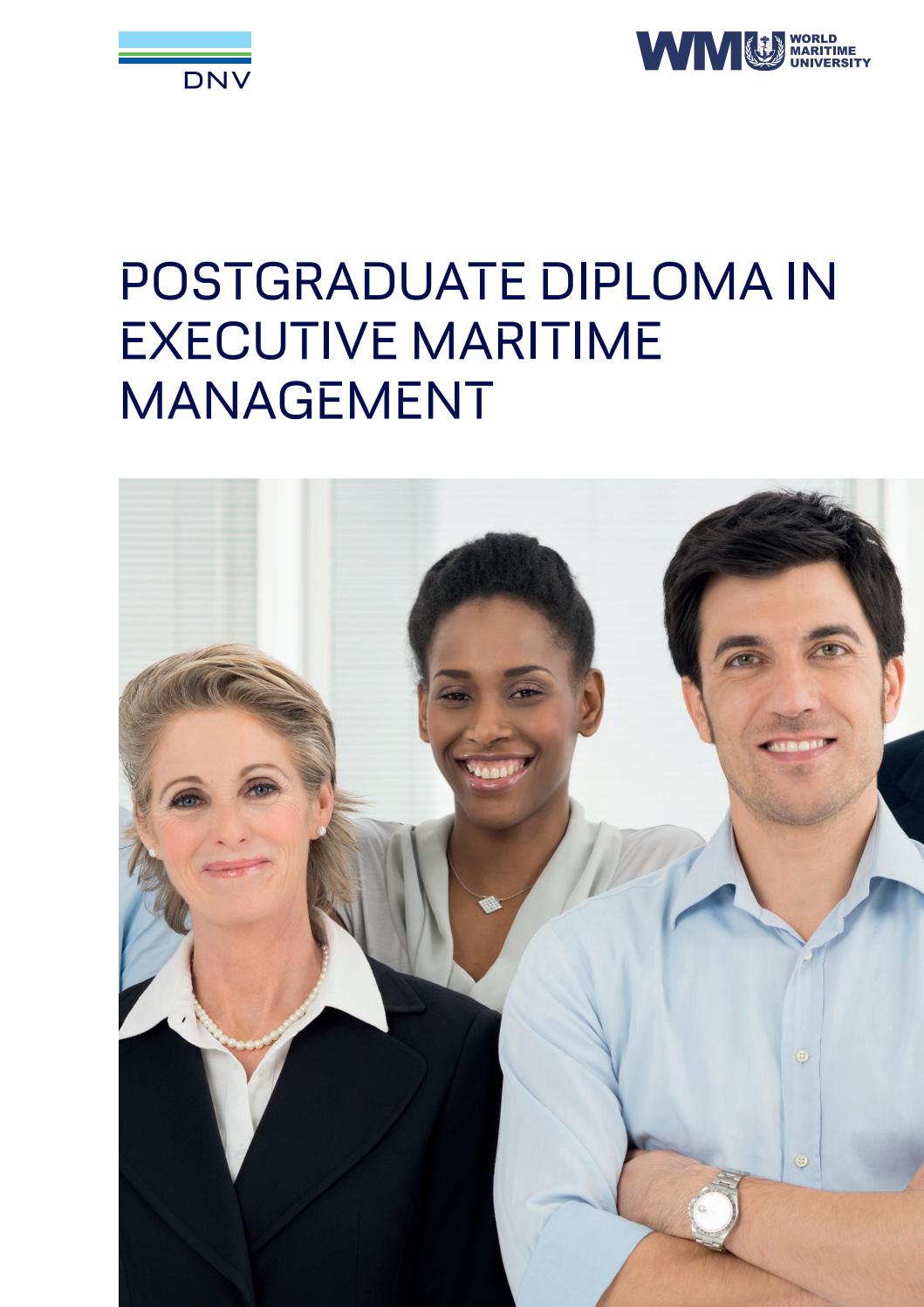 Postgraduate Diploma in Executive Maritime Management by World Maritime