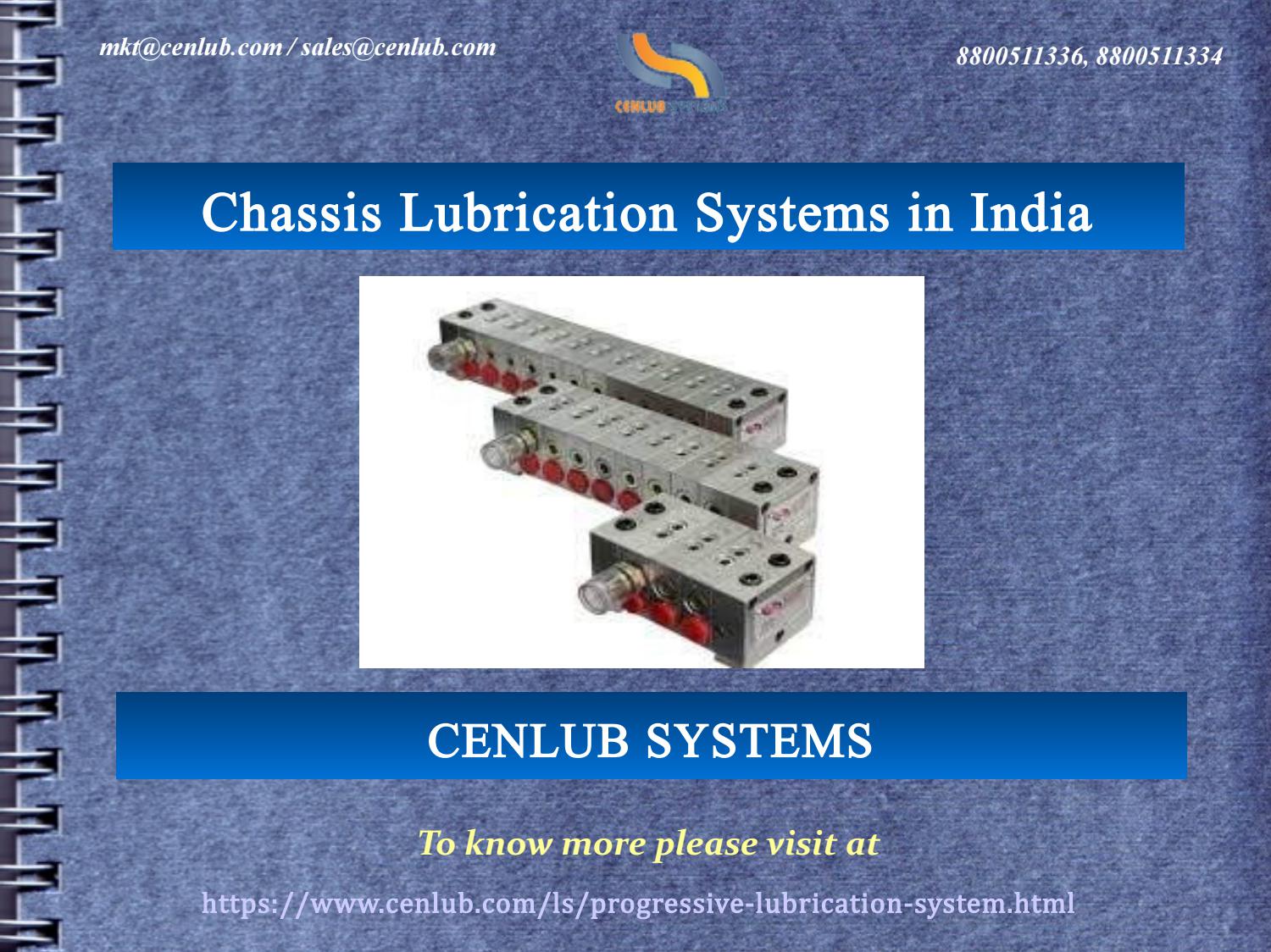 Top Chassis Lubrication Systems in India by Cenlub Systems Issuu