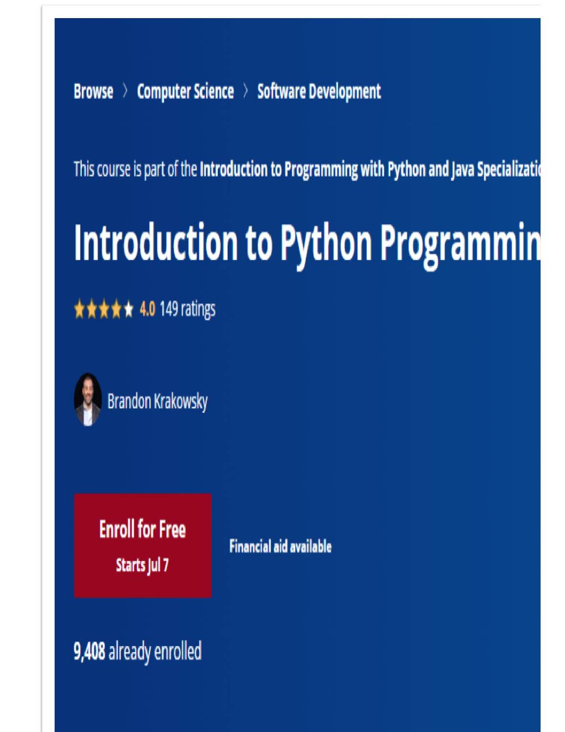 Introduction to Python Programming by ITExamtools - Issuu