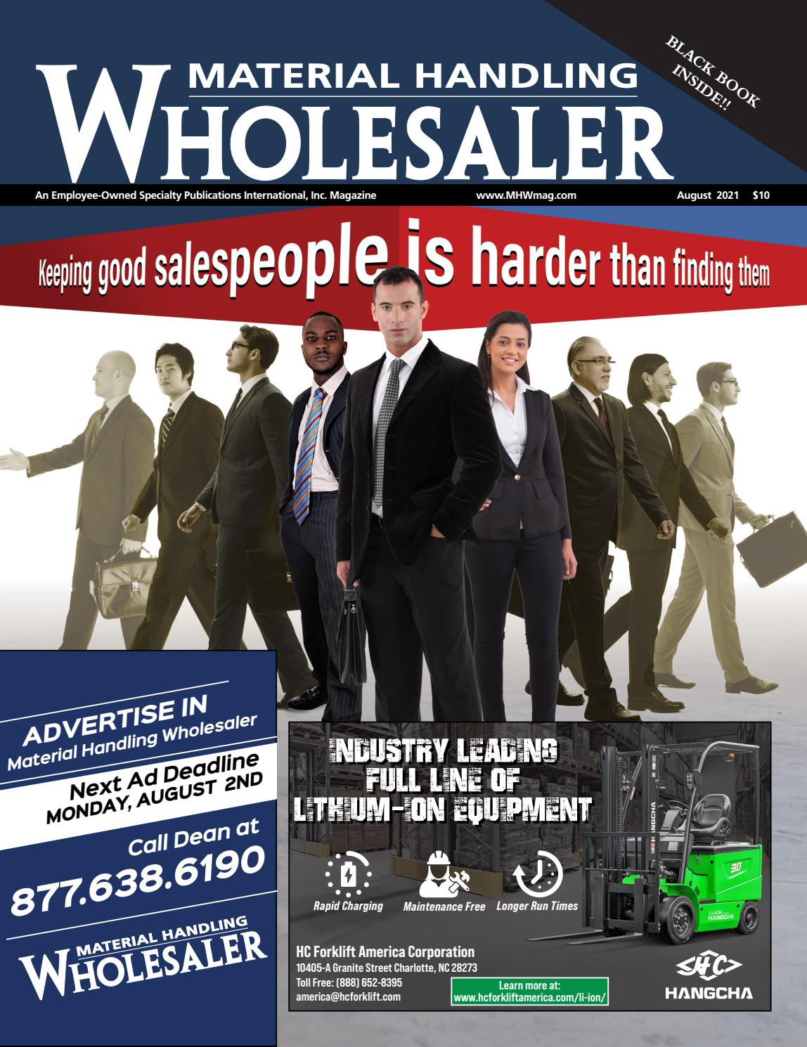 August 2021 Material Handling Wholesaler by Material Handling