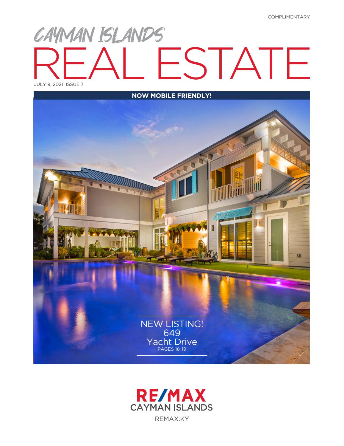 RE/MAX Cayman Islands Magazine July 9, 2021 by RE/MAX Cayman Islands