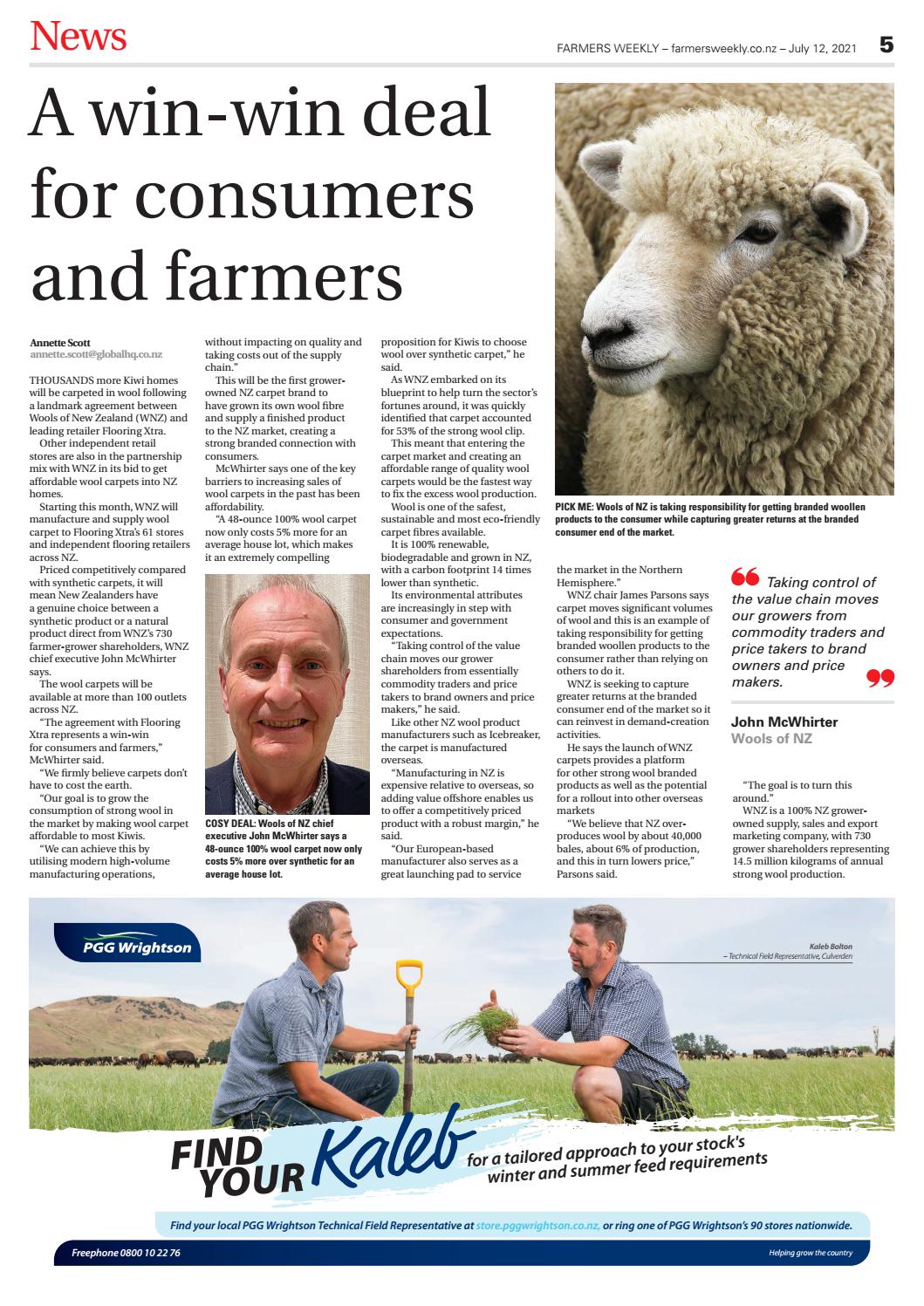 Farmers Weekly NZ July 12 2021 by Farmers Weekly NZ Issuu