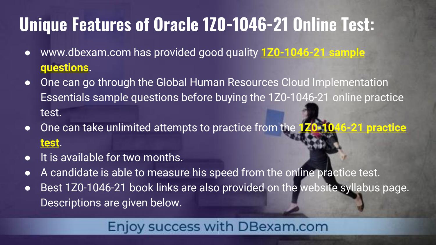 Reliable 1Z0-1046-21 Test Bootcamp