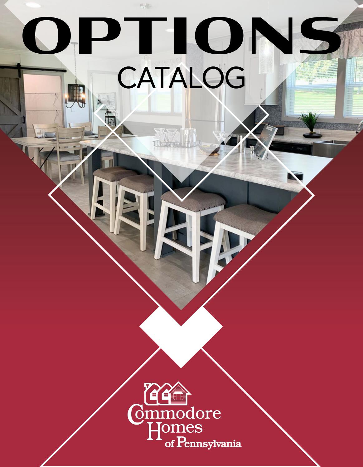 Commodore Homes of Pennsylvania Options Catalog by The Commodore Corporation Issuu