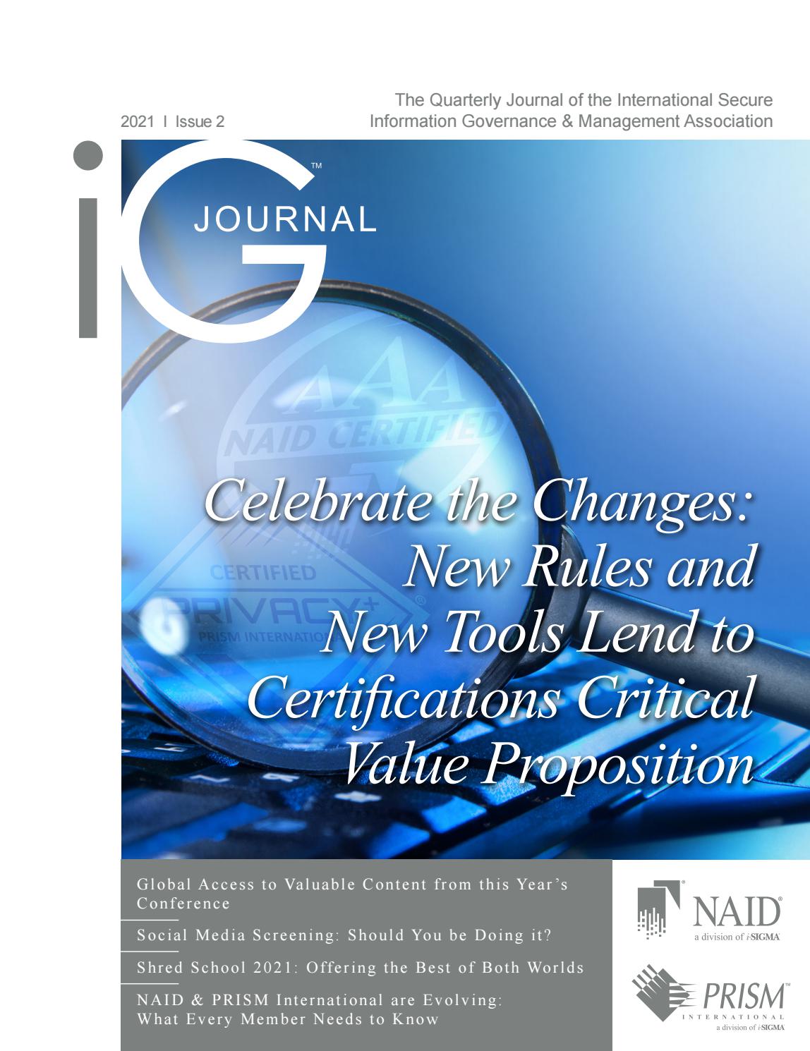 iG Journal 2021 Issue 2 by i-SIGMA - Issuu