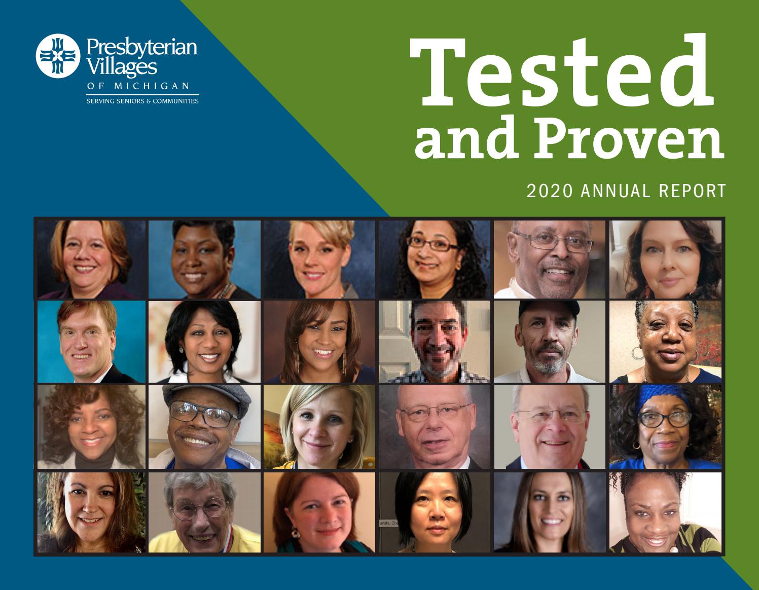 PVM Annual Report 2020 by Presbyterian Villages of Michigan - Issuu