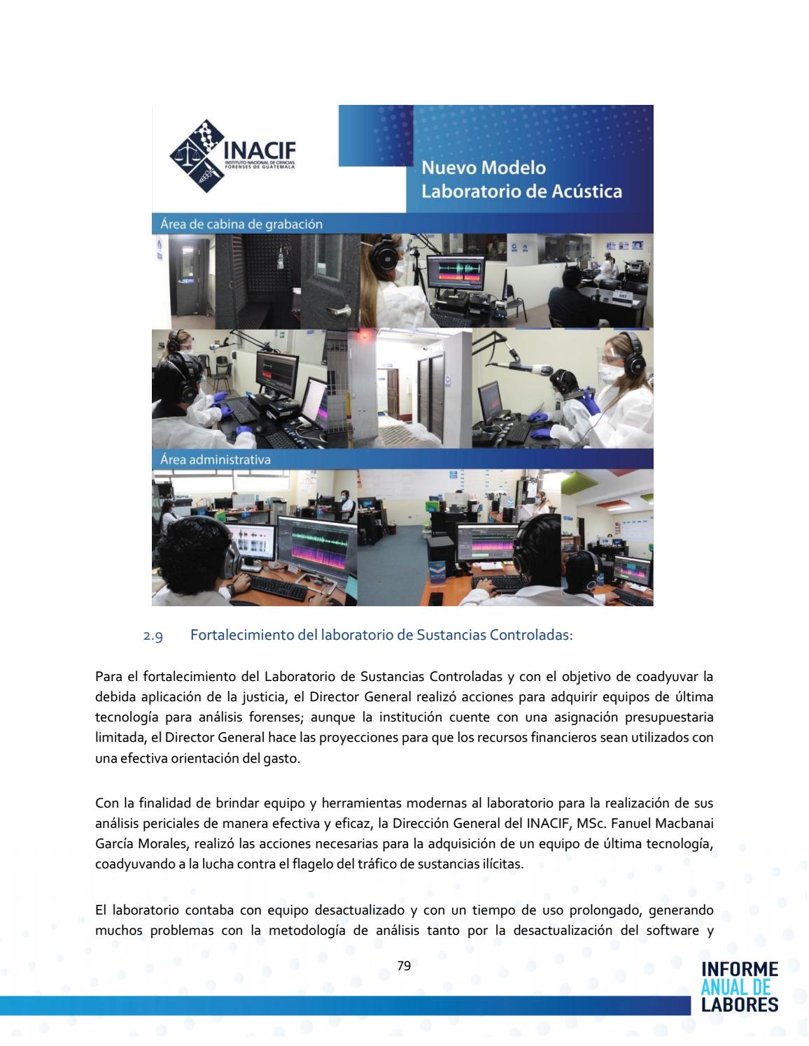 4to Informe anual de labores 2020 - 2021 by Instituto Nacional de ...