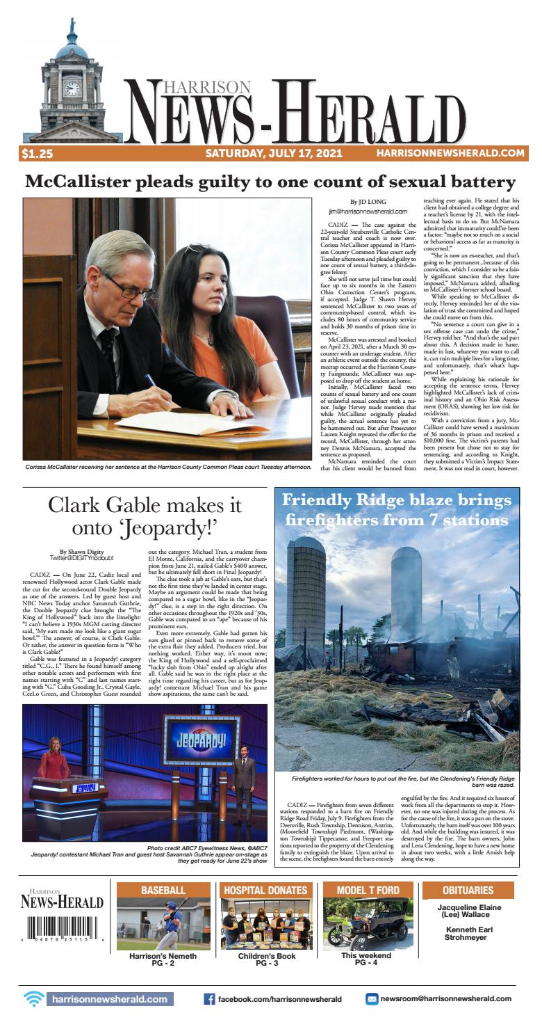 Harrison NewsHerald 71721 by Harrison NewsHerald Archive Issuu