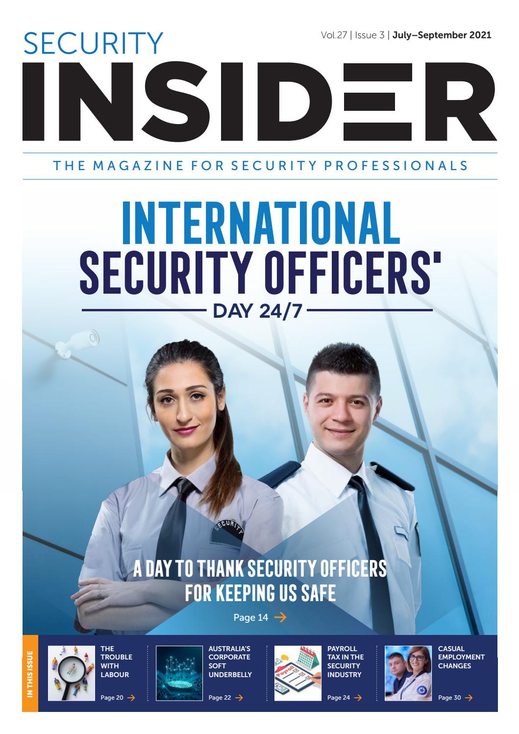 Security Insider Magazine Vol. 27 Issue 3 by ASIAL Issuu