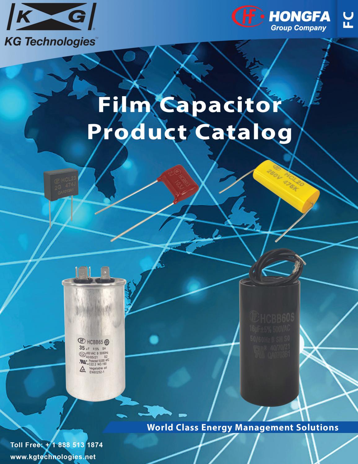Film Capacitor Catalog by jcarlsonkgtechnologies Issuu