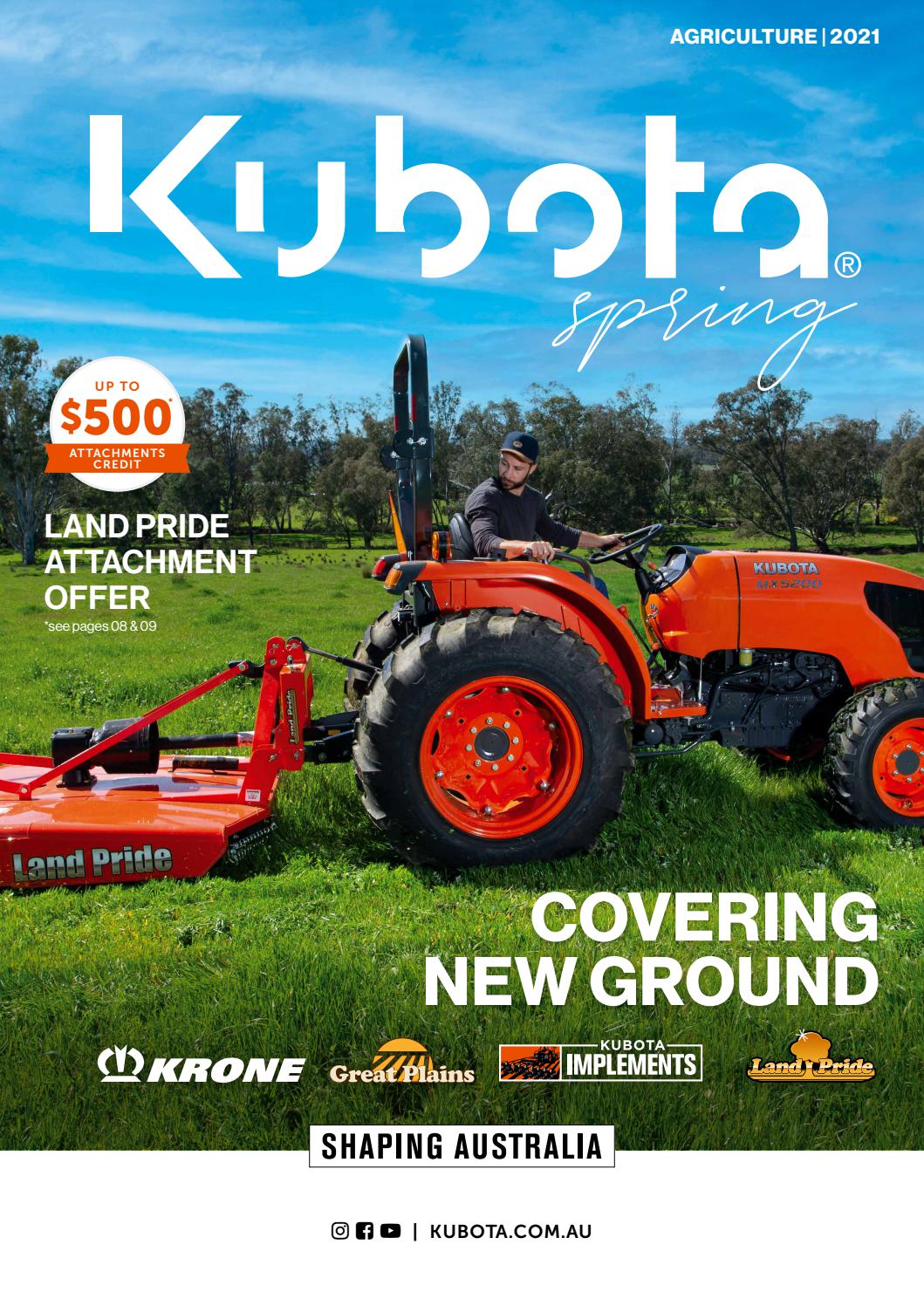 Kubota 2021 Spring Catalogue by AFDJ Issuu