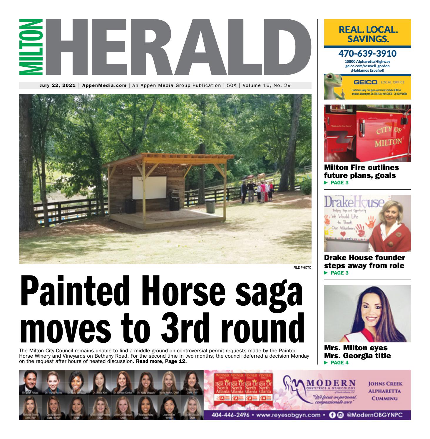 Milton Herald — July 22, 2021 by Appen Media Group - Issuu