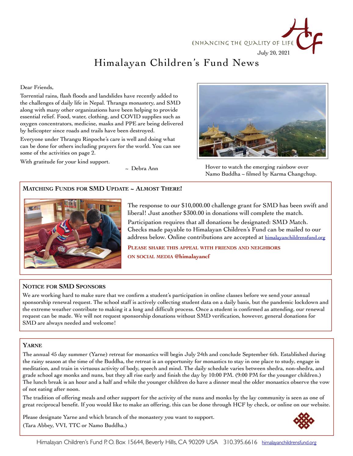 Hcf Newsletter 7 20 2021 By Arspickert Issuu