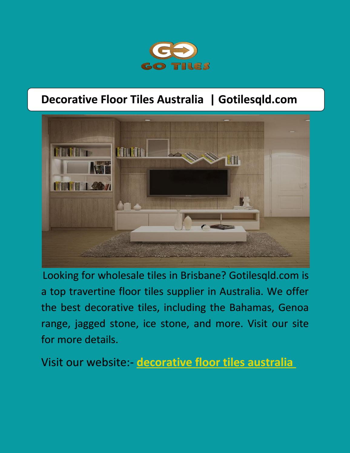 Decorative Floor Tiles Australia by gotilesql Issuu