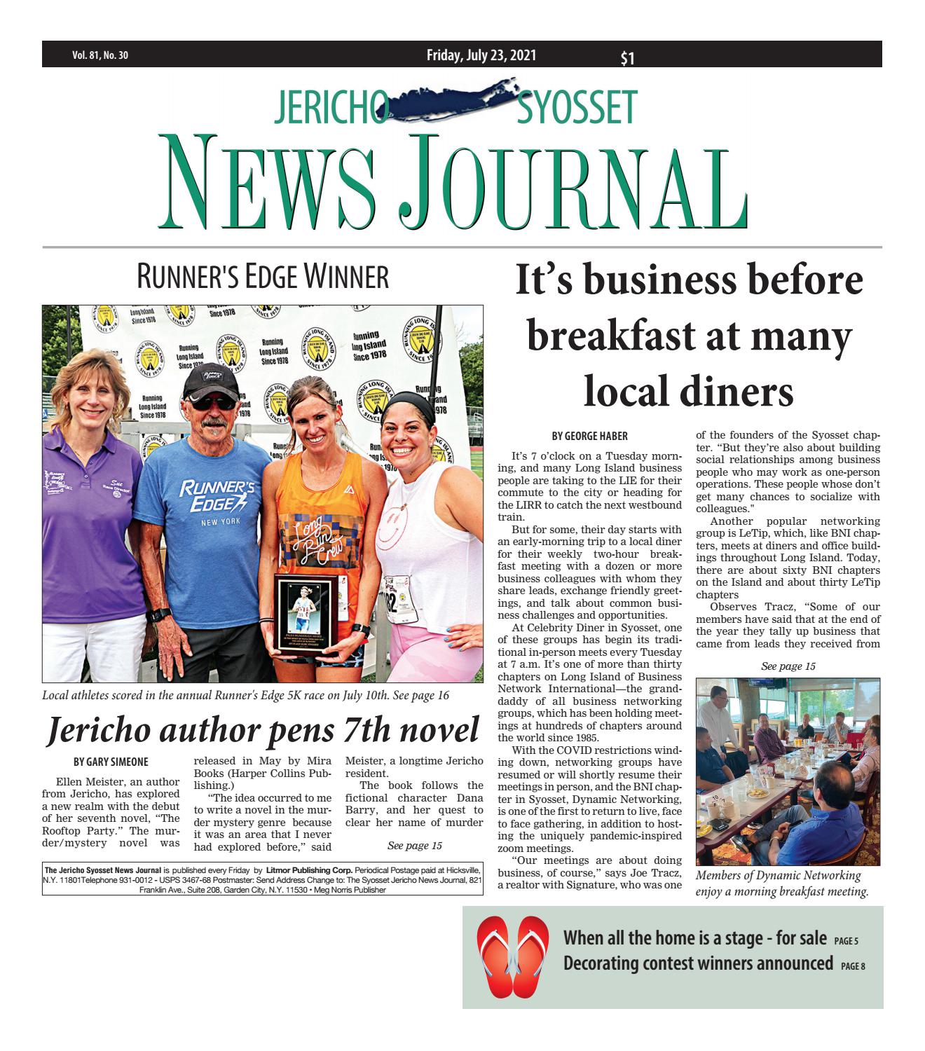 Jericho-Syosset News Journal (7/23/21) by Litmor Publishing - Issuu