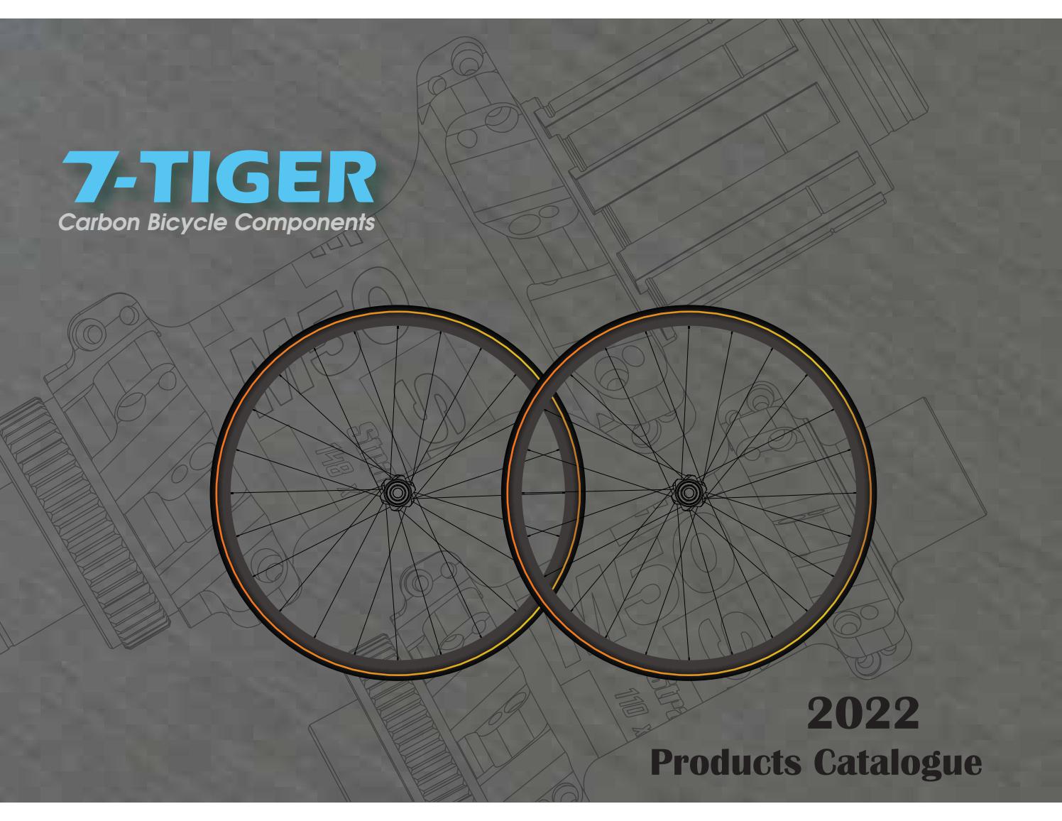 7Tiger wholesale carbon bicycle components catalog 20212022 by Silver