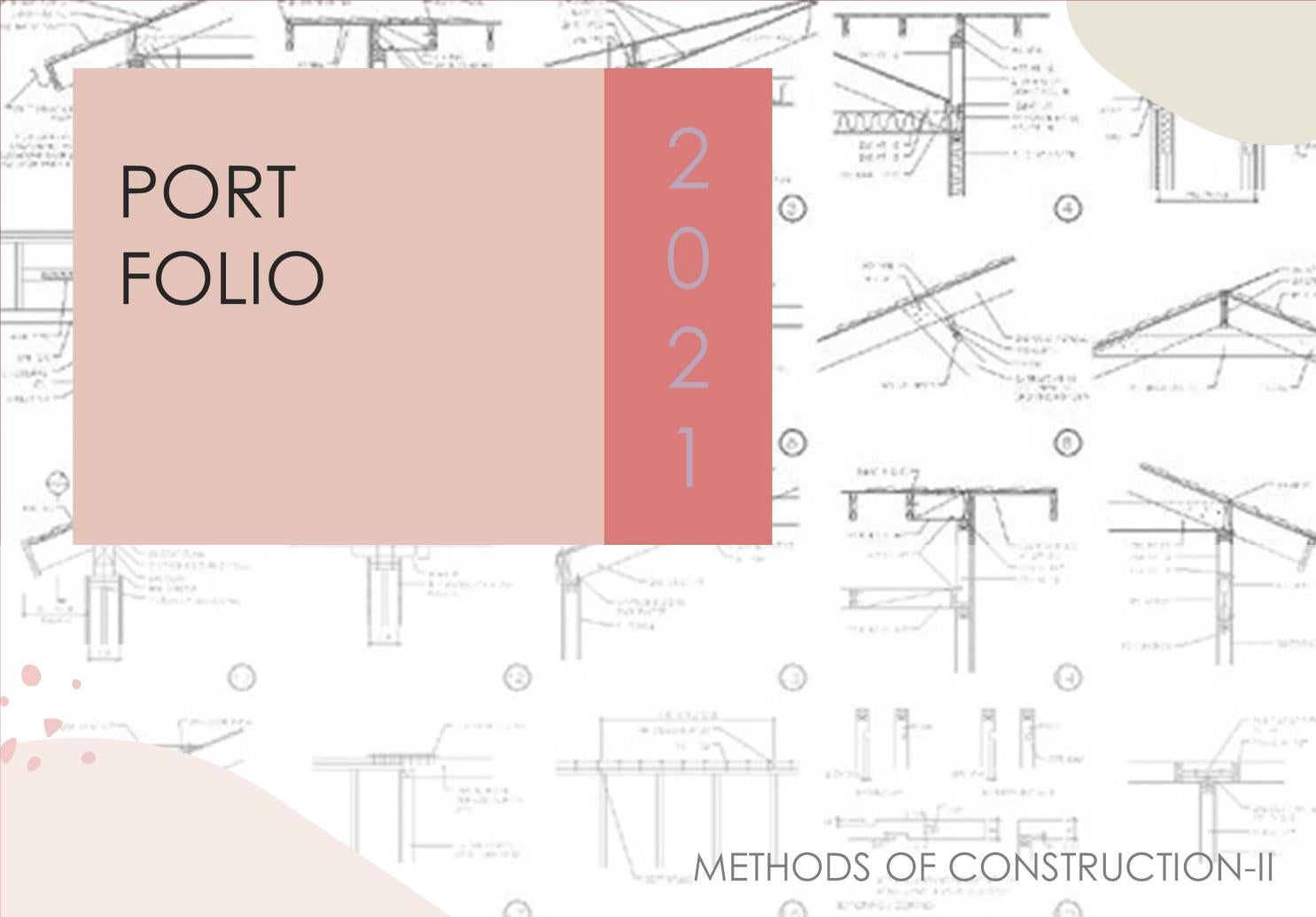 METHODS OF CONSTRUCTIONII(2021) by Tamonash Ganguly Issuu